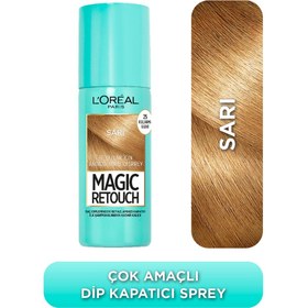Resim Loreal Paris Magic Retouch Beyazlar İçin Anında Kapatıcı Sprey Sarı 75 ml - Gratis 