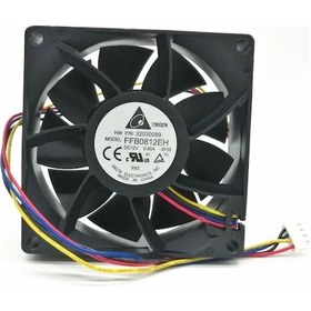 Resim Delta Ffb0812eh Dc12v 0.80a 80x80x25mm 4 Pin Fan 