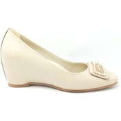 Resim Punto 312216 Bej Dolgu Taban Kadın Ayakkabı Bej 