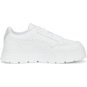 Resim Puma Mayze Stack Soft Kadın Beyaz Spor Ayakkabı 39108304 I-32 001 