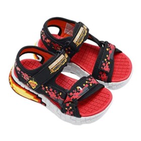 Resim Skechers Megacraft Sandal Erkek Çocuk Siyah Sandalet 