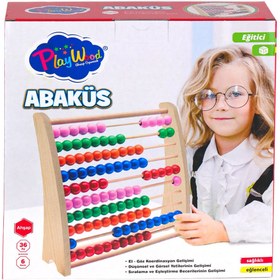 Resim Ahşap Büyük Abaküs 
