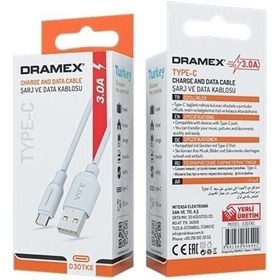 Resim Genel Markalar D30tke 3.0a Type-c Şarj Ve Data Kablosu (ekonomik Mini Kutu) 