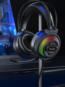 Resim Piranha 2175 RGB LED Işıklı Kulak Üstü Kablolu Oyuncu Kulaklığı / Gaming / Mikrofon / 2.2m Kablo Uzunluğu 