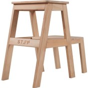Resim Step Karya İki Basamaklı Masif Tabure Merdiven Yükseklik 55 CM 