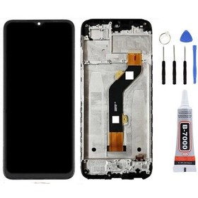 Resim Tecno Spark 10 Çıtalı Ekran Lcd Dokunmatik Tamir Seti Ve Yapıştırıcı Yanında Yedcom 