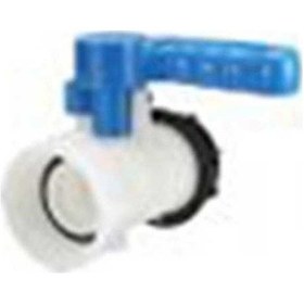 Resim Pazly 62/75mm Plastik Ibc Tank Adaptörü, Kelebek Vanası Musluk, Dn40, Korozyon Dayanıklı, Suyu Tahliye Dn40 