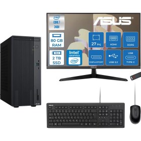 Resim Asus Expertcenter P500MV Intel® Core™ Ultra 7 240H 5.2ghz Aı 80GB Ddr5 2tb SSD 27"120Hz Intel® Graphics Freedos Mini Tower Masaüstü Bilgisayar E724016512B0DF29+ZETTAUSBBELLEK 