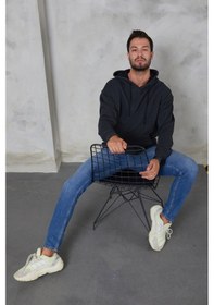 Resim Twenty3 Erkek Oversize Kapüşonlu Kanguru Cepli Ribanalı Uzun Ko (556536066) 