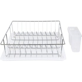 Resim Teknotell Tek Katlı Bulaşıklık - Krom Renkli 