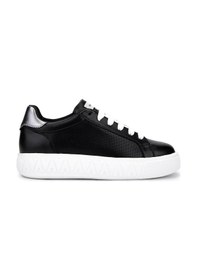 Resim Mario Valentino Kadın Hakiki Deri Siyah Sneakers & Spor Ayakkabı 1040 91v1311 Bn Ayk Y25 Black/gunmetal Siyah 