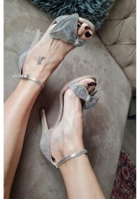 Resim 135 6109 Topukla Kadın Taşlı Abiye Ayakkabı 001 