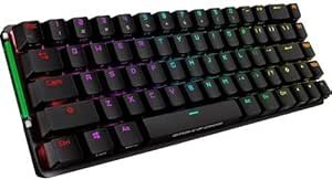 Resim Asus Rog Falchion Nx Red Switch Türkçe Rgb Mekanik Kablosuz Tkl Gaming Klavye 