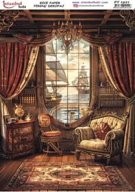 Resim Pirinç Dekopaj Kağıdı 30x42cm Pt-1921 Klasik 