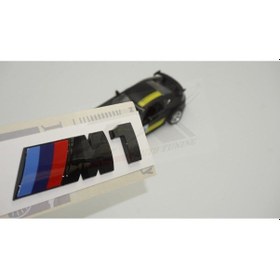 Resim Bmw M1 Uyumlu Bagaj Parlak Siyah Abs 3m 3d Yazı Logo 