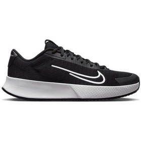 Resim Nike Nikecourt Vapor Lite 2 Erkek Toprak Kort Tenis Ayakkabısı Dv2016-001 Siyah 