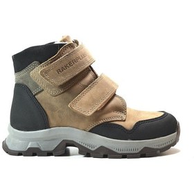Resim Raker 805 Hakiki Yağlı Deri Kum Cırtlı Ortopedik Erkek Çocuk Bot Bej - Kum 