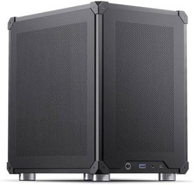 Resim Jonsbo C6 Mesh bilgisayar kasası, USB-C bağlantısı, çıkarılabilir paneller, çelik, Micro-ATX, siyah 