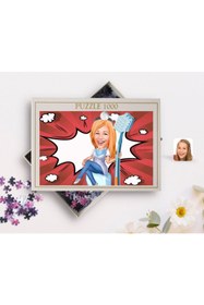 Resim Bk Gift Kişiye Özel Kadın Diş Hekimi Karikatürlü 1000 Parça Profesyonel Puzzle-2 