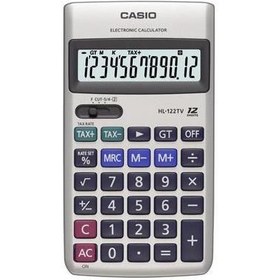 Resim Casio HL-122TV 12 Hane Cep Tipi Hesap Makinesi 