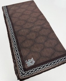 Resim Lotus Desen Eşarp - 06107 Koyu Kahve-13 