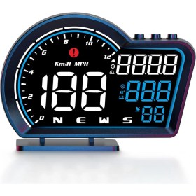 Resim Praise6 G16 Araç Gps Head-Up Display Hud Kilometre Kilometre Dijital Saat Evrensel (Yurt Dışından) 