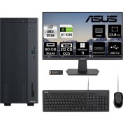 Resim Asus Expertcenter P500 Mini Tower Intel Core I5 13420H 80GB 512GB SSD GT1030/4GB 23.8" Fhd Monitör W11H Masaüstü Bilgisayar & Per4 USB Bellek P500I58512B0DMNT1382 