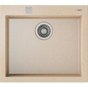 Resim Teka FORSQUARE 50.40 TG AVENA BEIGE Ankastre Kumanda Sifonlu Granit Eviye Bej 50 cm 115230007 