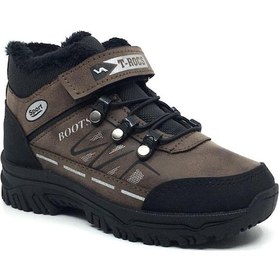 Resim Taşpınar T-rocs Erkek Rahat Çocuk Kışlık Kısa Bot Spor Ayakkabı 26-35 Vizon 