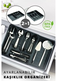 Resim Ny Home Ayarlanabilir Çekmece İçi Kaşıklık 