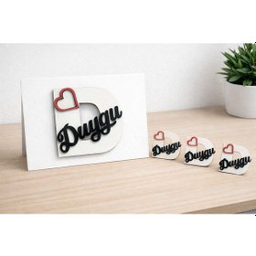 Resim Designer Coupleee İsime Özel Bebek Magneti Model 5 