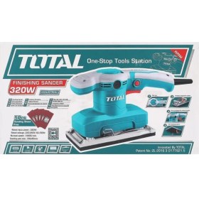 Resim Total Titreşimli Zımpara Makinası 220 Volt Kablolu 320W Total TF1301826 Ahşap Duvar Yüzey Zımparala 