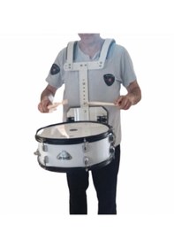 Resim Jinbao 14''x5,5'' Bando Trampeti Beyaz Renkli Vurmalı Çalgılar İçin Dayanıklı Tasarım Jbmp1455 14''x5,5'' Bando Trampeti 