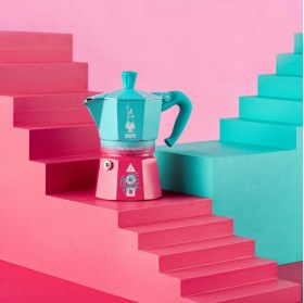 Resim Feyza Design Pratik 6 Kupa Moka Express ile Kahve Keyfi Artar 