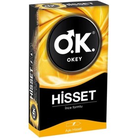 Resim Okey Hisset İnce Formlu 10 Adet Prezervatif 
