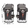 Resim GP Kompozit Universal 40 LT x 2 Alüminyum Motosiklet Yan Çanta Seti Siyah 