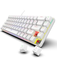 Resim Inca IKG-453 Empousa 68 Keys Red Switch Full Rainbow Mechanical Keyboard 