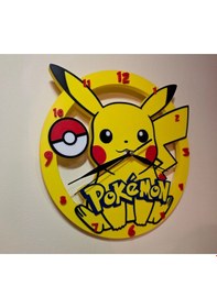 Resim Sevimli Sarı Kahraman Temalı Çocuk Odası Saati 