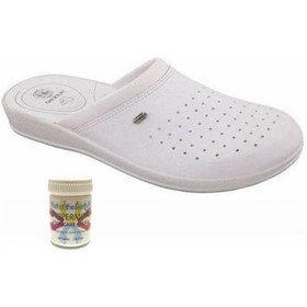Resim Hintohu Gzr Unisex 4 Nokta Sabo Terlik Hastane Aşçı Iş TERLIĞI+50ML Topukçatlağı ve Nasır Giderici 