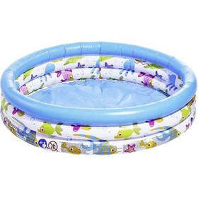 Resim Bestway Şişme Çocuk Havuzu 102 x 25 CM Çok Renkli 