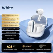 Resim Beyaz Bluetooth 5.4 Kablosuz Kulaklık Hifi Surround Ses Kulak İçi Gürültü Azaltma Mikrofon Kulaklıkları İle Samsung Galaxy S24 23 22 Ultra 