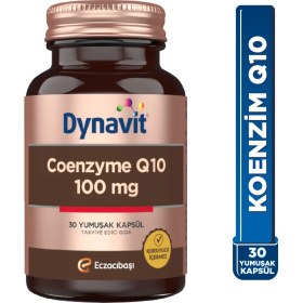 Resim Dynavit Coenzyme Q10 100 Mg 30 Yumuşak Kapsül - Kalp - KoenzimQ10 - Ubikinon 
