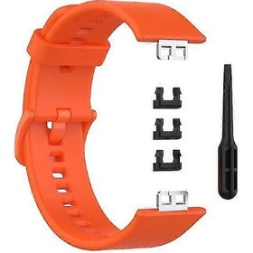 Resim Huawei Watch Fit Tia-b09/tia-b19 Akıllı Saat İçin Uygun A12 Silikon Bant 