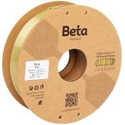 Resim Beta Filament Beta PLA-Magic Silk Black-Yellow 