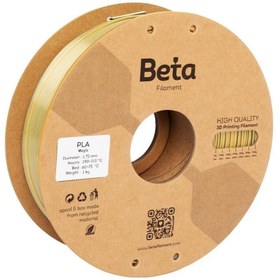 Resim Beta Filament Beta PLA-Magic Silk Black-Yellow 