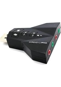 Resim Storemax 4931 7.1 7 Kanal Mikrofon Destekli Çift Girişli Çevirici Harici USB Ses Kartı 
