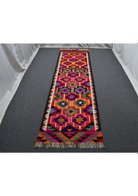 Resim Zehra Abla Halı Yeni El Dokuma Başyapıt Otantik Herki Yolluk Yün Kilim 5862 