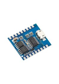 Resim Dy-Sv17F Mp3 Wav Ses Çalma Modülü 4Mb, 5W Hoparlör, Microusb 