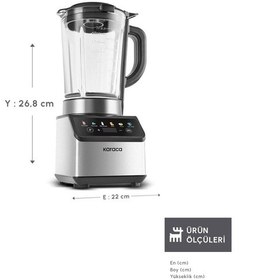 Resim Karaca Color Touch Screen 1200 W Smoothie Blender 
