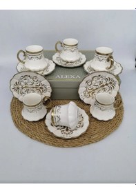 Resim Şnr 101857 Kahve Fincanı Alexa 6'lı Beyaz 